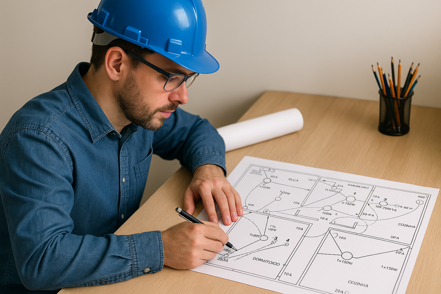 Projeto elétrico comercial